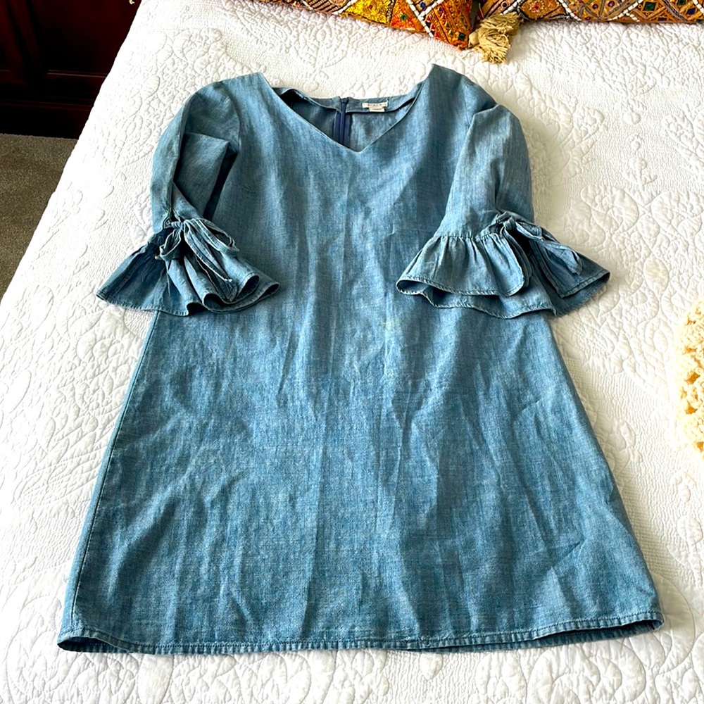 JCrew blue Jean dress , light cotton fabric